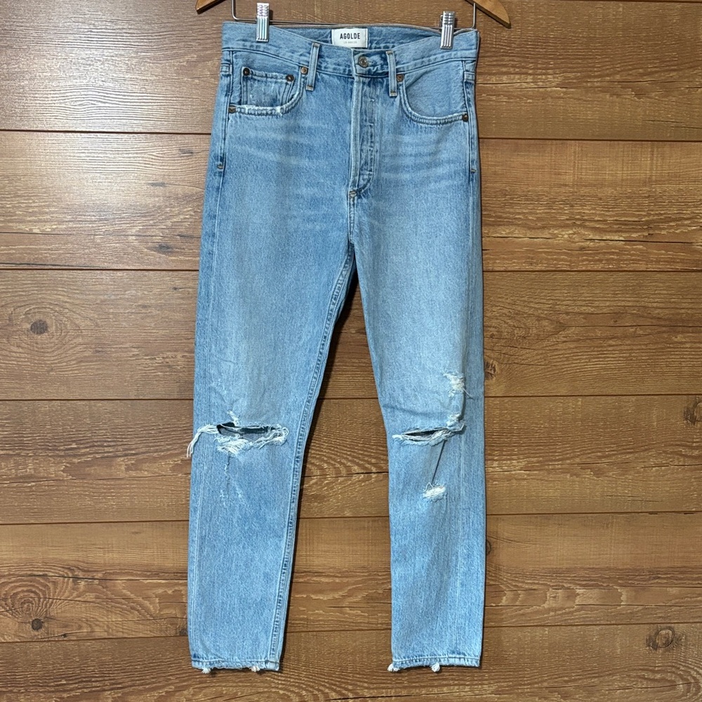Agolde Jamie sz 26 button-fly jeans